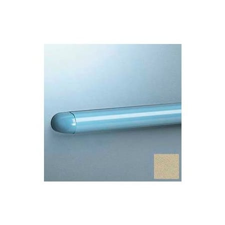 Pawling Accent Rail, Rounded W/Aluminum Retainer, 1-1/8"H x 12'L, Harvard Gray EB-25-12-483